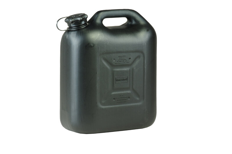 hünersdorff Kraftstoff-Kanister CLASSIC 10 L, HDPE schwarz, schwere Qulität