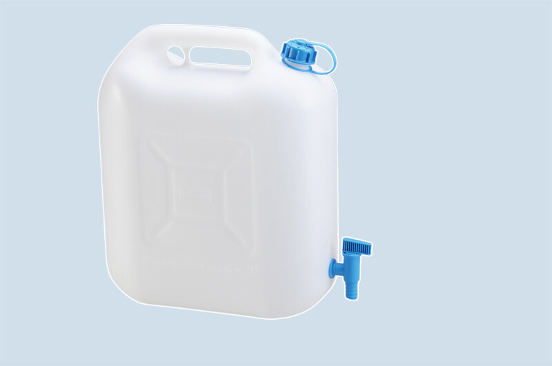 Wasserkanister KLAR 12 Liter ECO inkl. Auslaufrohr Camping - Kanister  Wassertank