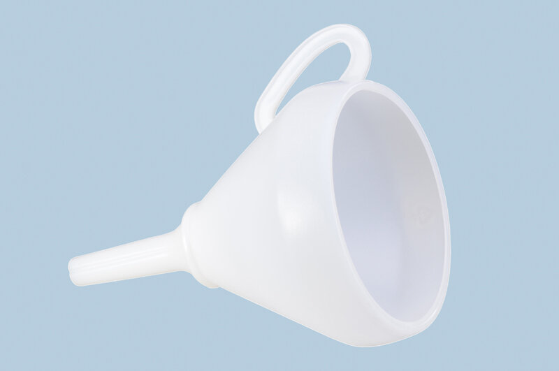 Hünersdorff Fasstrichter 253 Mm – Mit Sieb, HD-PE, Lebensmittelecht, Braun